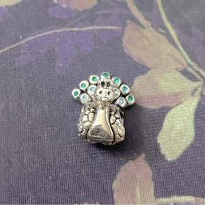 Peacock Pandora Charm